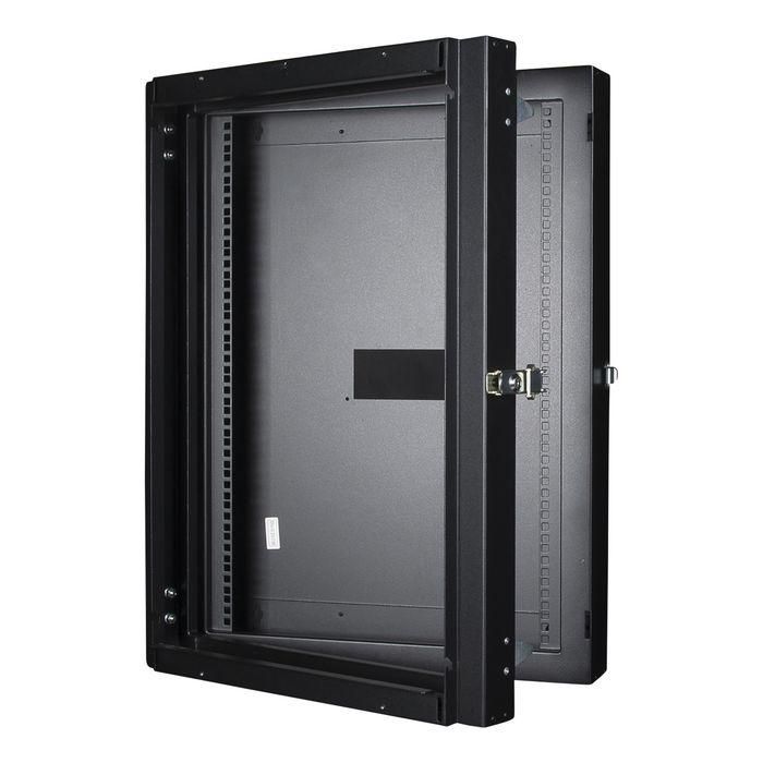 Logon RWM 19" Gabinete Rack Mural 16U Doble Sección Network Series Fondo 150mm RAL 9005 con Acceso 4 Direcciones 0 Logon RWM 19" Gabinete Rack Mural 16U Doble Sección Network Series Fondo 150mm RAL 9005 con Acceso 4 Direcciones 0
