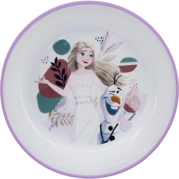 Disney Bowl Premium Bicolor Antideslizante Frozen CZ11288 para Niños 3