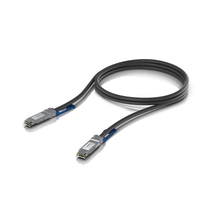Ubiquiti 100G Direct Attach Cable, QSFP28 to QSFP28, 1m, black Ubiquiti 100G Direct Attach Cable, QSFP28 to QSFP28, 1m, black