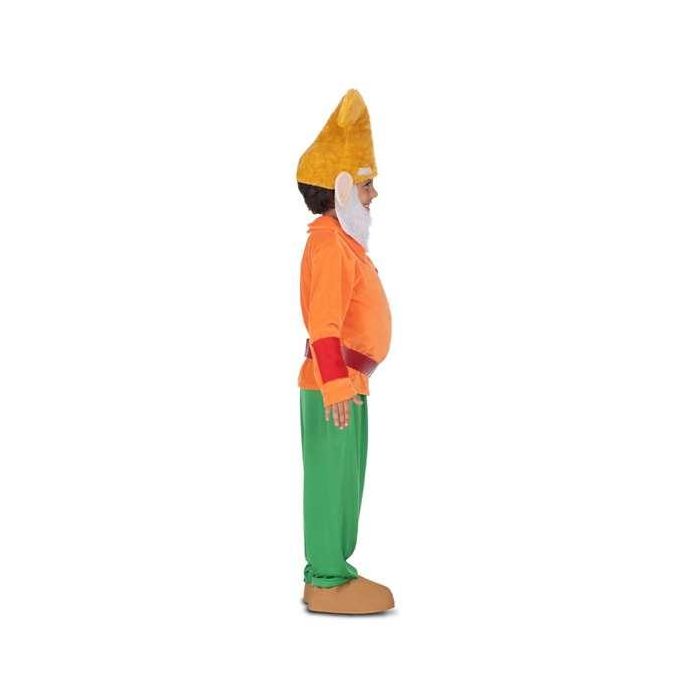 Disfraz enanito gorro, barba, casaca, cinturón, pantalón y cubrebotas talla 7-9 y 1 Disfraz enanito gorro, barba, casaca, cinturón, pantalón y cubrebotas talla 7-9 y 1
