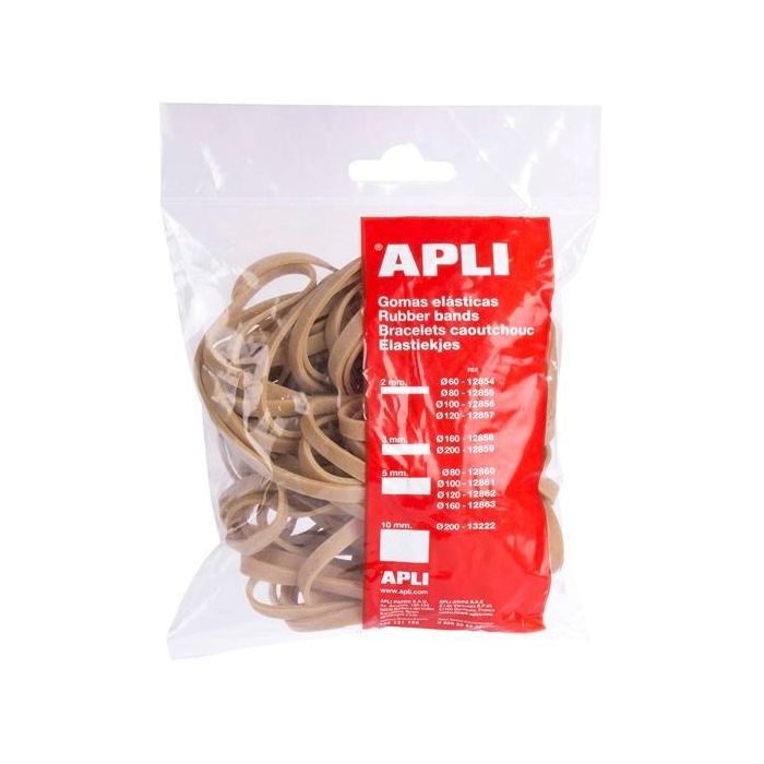 Apli Goma Elástica Marrón Caucho 140x2 mm 100 gr. Apli Goma Elástica Marrón Caucho 140x2 mm 100 gr.
