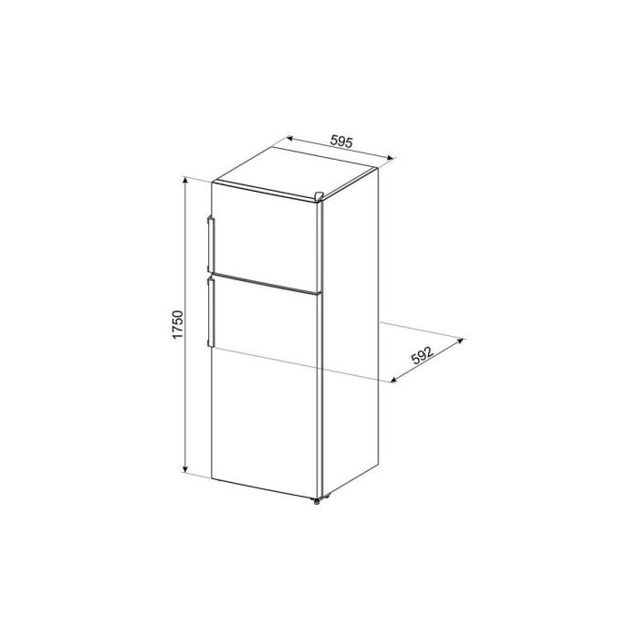 Frigorífico combinado Smeg FD32F Blanco 2