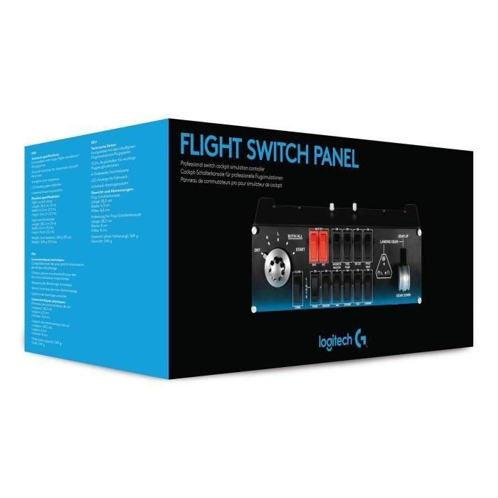 Panel de interruptores de vuelo SAITEK BY LOGITECH Pro 4 Panel de interruptores de vuelo SAITEK BY LOGITECH Pro 4