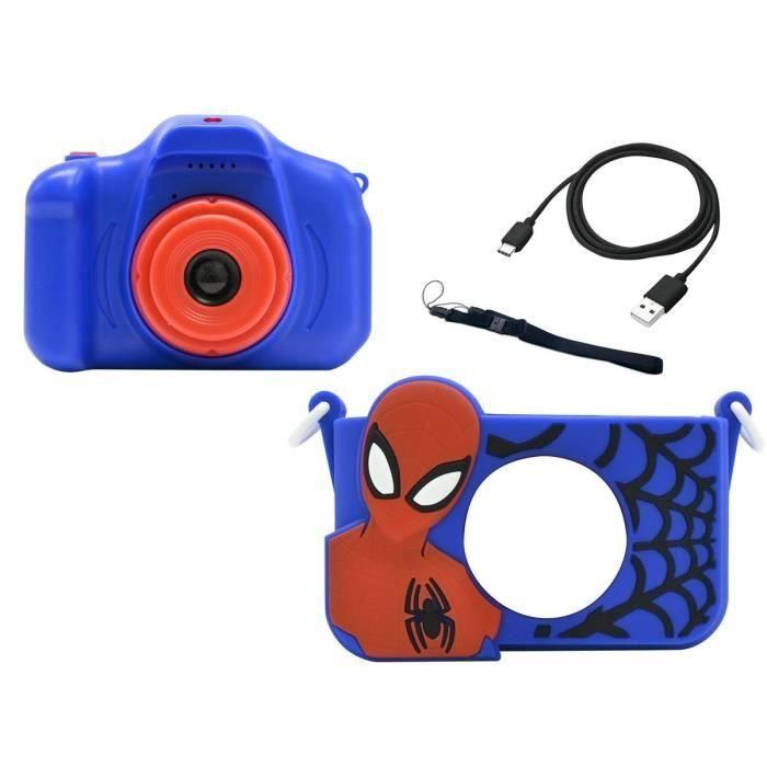 Lexibook Dj078Sp Cámara Infantil Spider-Man para Fotos, Vídeos, MP3, Juegos y Protección Silicona. Ideal Niños +3 Años. 2