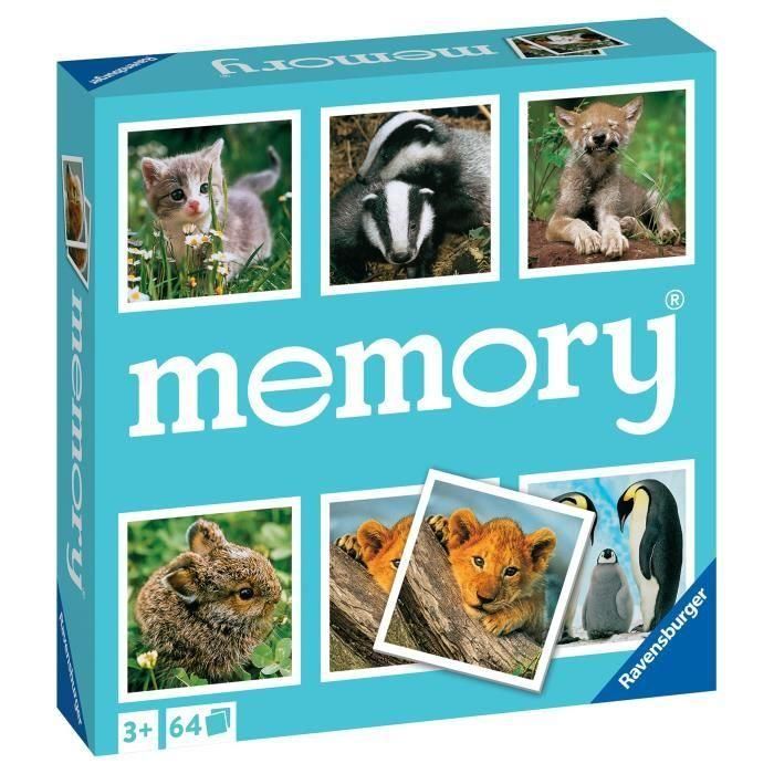 Gran memoria - Tema: Animales pequeños -4005556208791 - Ravensburger 2 Gran memoria - Tema: Animales pequeños -4005556208791 - Ravensburger 2