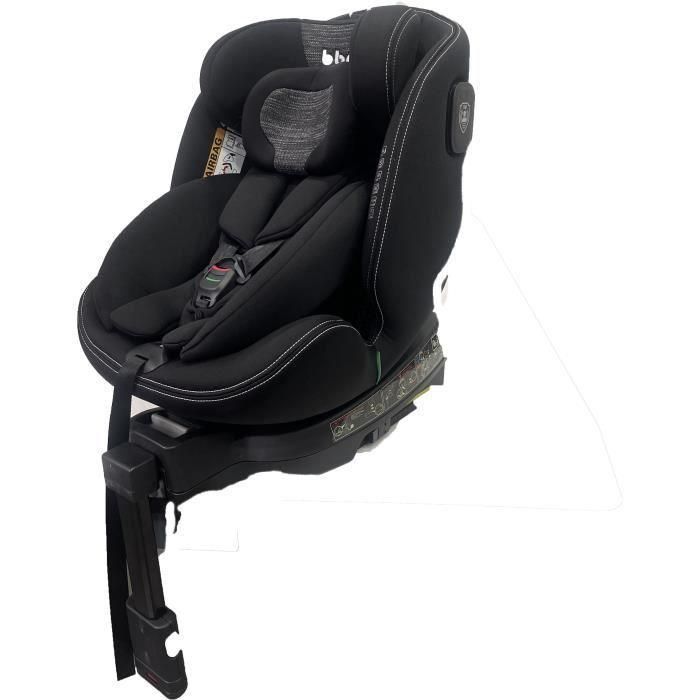 Silla de coche giratoria - BBGO - Blissrider - Desde el nacimiento hasta los 12 años - I-SIZE 40-150 cm - ISOFIX - Negro y gris - Piel sintética 2 Silla de coche giratoria - BBGO - Blissrider - Desde el nacimiento hasta los 12 años - I-SIZE 40-150 cm - ISOFIX - Negro y gris - Piel sintética 2