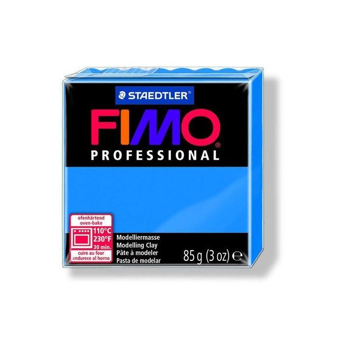 Pasta Modelar Fimo Professional Azul Solido 85 Gr. 4 unidades