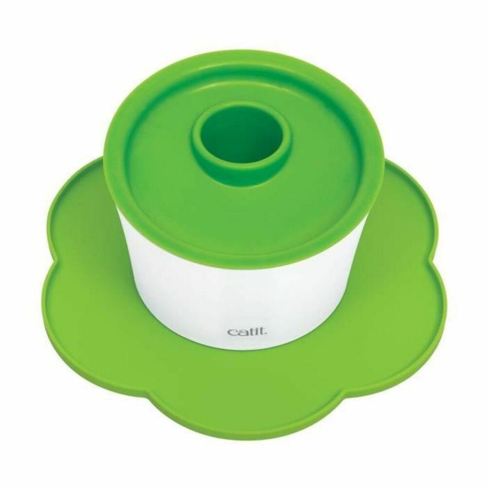 Cat It Mantel Individual para Gatos, Forma de Flor, Silicona Suave, Mediano, Verde, Protege Suelos de Bebederos y Cuencos 3 Cat It Mantel Individual para Gatos, Forma de Flor, Silicona Suave, Mediano, Verde, Protege Suelos de Bebederos y Cuencos 3