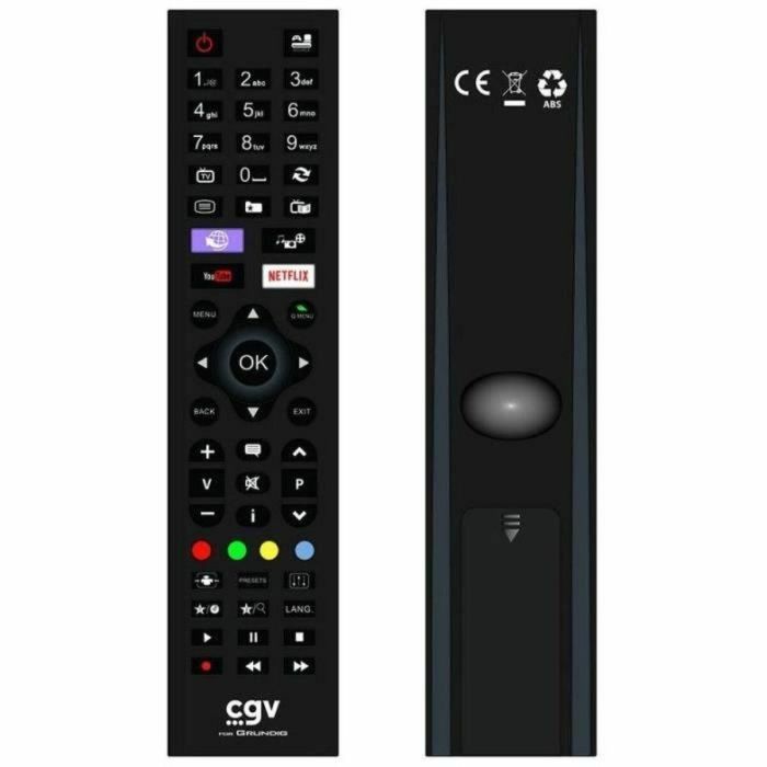 Grundig CGV3322103009504 Mando a distancia de repuesto para televisores Grundig - Sin programación - Listo para usar