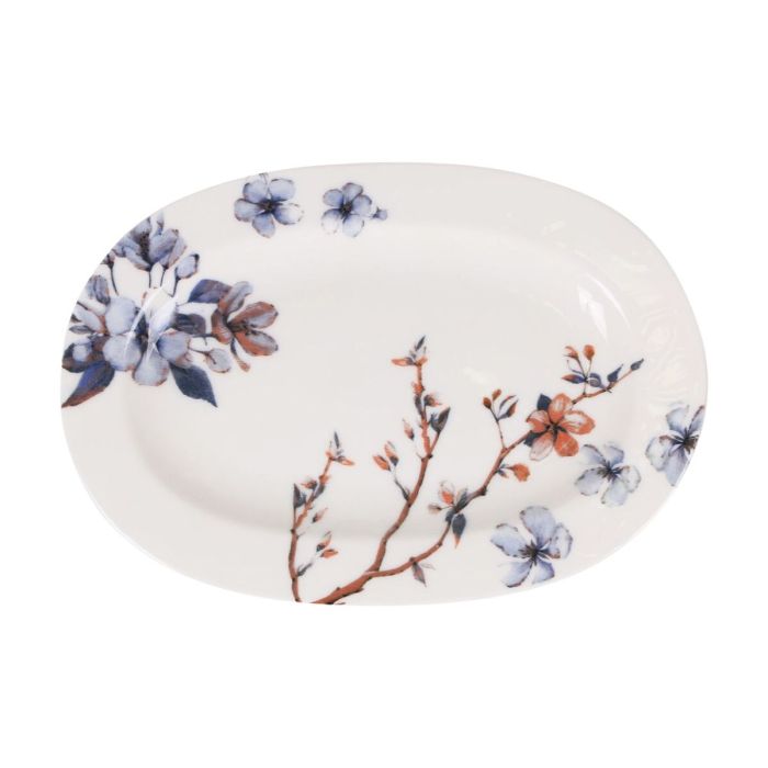 Bandeja de Aperitivos Toscana Flores Ovalado 27 x 7 x 1,5 cm (6 Unidades) 1 Bandeja de Aperitivos Toscana Flores Ovalado 27 x 7 x 1,5 cm (6 Unidades) 1