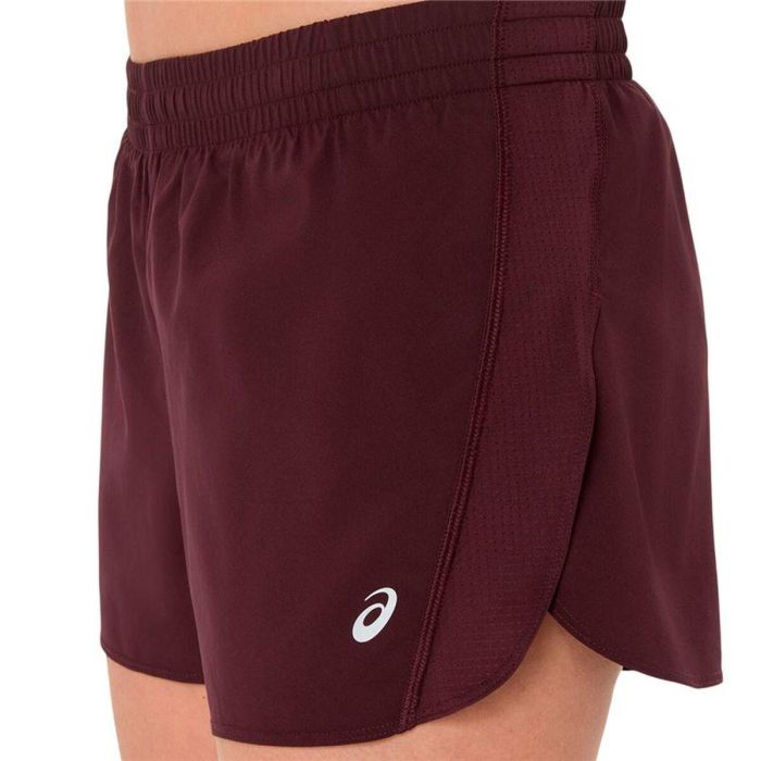 Pantalones Cortos Deportivos para Mujer Asics Core Split Marrón 45 1/3 2