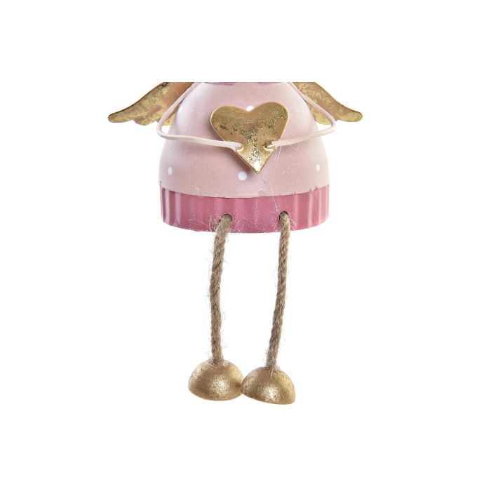 DKD Home Decor Figura Navidad Fantasía Hada Metal Blanco Rosa, Adorno Decorativo 6.5x11x9 cm (Pack 6 Unidades) 2 DKD Home Decor Figura Navidad Fantasía Hada Metal Blanco Rosa, Adorno Decorativo 6.5x11x9 cm (Pack 6 Unidades) 2