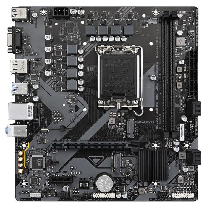 GIGABYTE B760M E Placa Base Intel B760 LGA 1700 DDR5 ATX para Procesadores Intel 14ª/13ª/12ª Generación 1