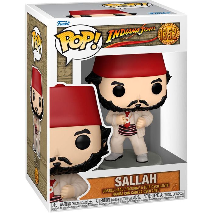 Funko Pop Indiana Jones Sallah 63988 - Figura de Vinilo de 9cm con Caja Original 1