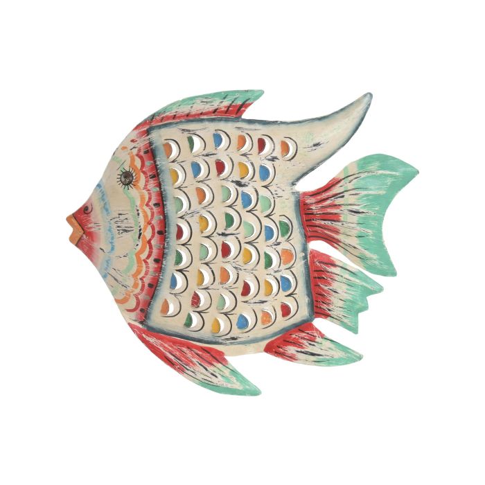 Decoracion Pared Mediterraneo DKD Home Decor Blanco Multicolor 7 x 33 x 37 cm (2 Unidades) 0 Decoracion Pared Mediterraneo DKD Home Decor Blanco Multicolor 7 x 33 x 37 cm (2 Unidades) 0