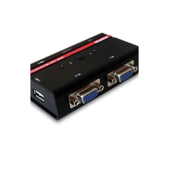 KVM APPROX APPKVMUSB2PV2 PARA 2 PC - 2XUSB PARA TECLADO Y RATÓN - 2 ENTRADAS/1 SALIDA VGA - INCLUYE CABLES - ADMITE RESOLUCIÓN HASTA 2048X1536 1 KVM APPROX APPKVMUSB2PV2 PARA 2 PC - 2XUSB PARA TECLADO Y RATÓN - 2 ENTRADAS/1 SALIDA VGA - INCLUYE CABLES - ADMITE RESOLUCIÓN HASTA 2048X1536 1