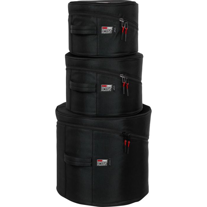 Gator Funda G-Icon Set Rock (4 Piezas) para Batería: Bombo 22"x18", Toms 10"x8", 12"x9", Floor Tom 16"x16" 3