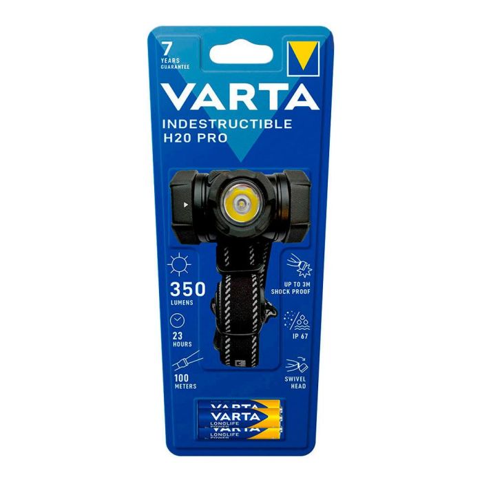 Linterna LED para la Cabeza Varta H20 PRO IP67 4 W 350 lm Linterna LED para la Cabeza Varta H20 PRO IP67 4 W 350 lm