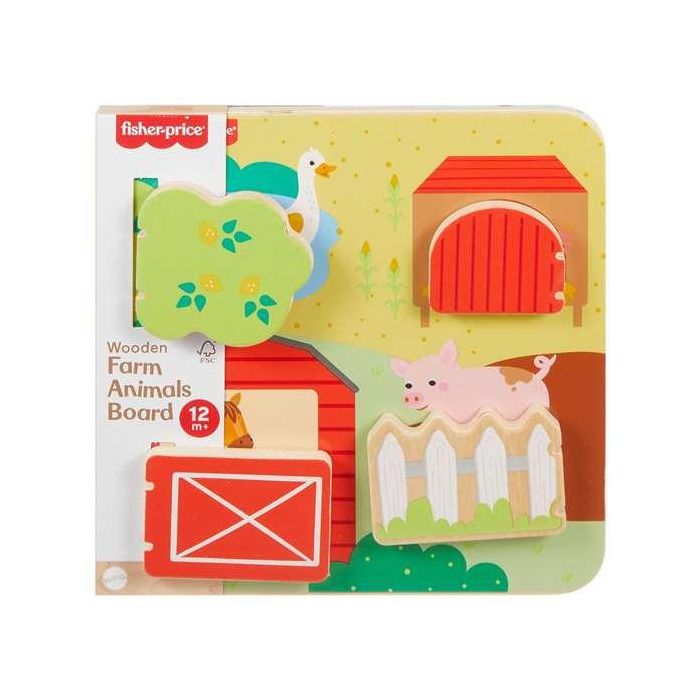 Juego madera animales cucu-trás 20x20x1,91 cm Juego madera animales cucu-trás 20x20x1,91 cm