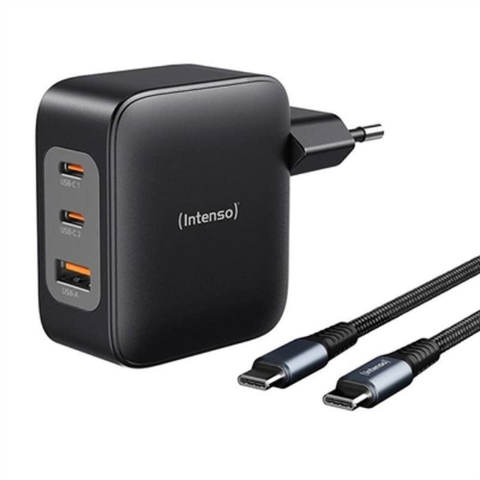 Cargador de Pared INTENSO GaN W100ACC Negro 100 W 0 Cargador de Pared INTENSO GaN W100ACC Negro 100 W 0
