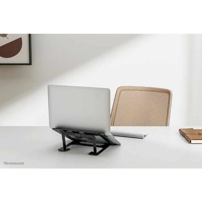 Neomounts Nsls085 Soporte para Portátil Plegable Universal 10-17" Ultra-delgado con Altura Ajustable y Ventilación, Negro 14