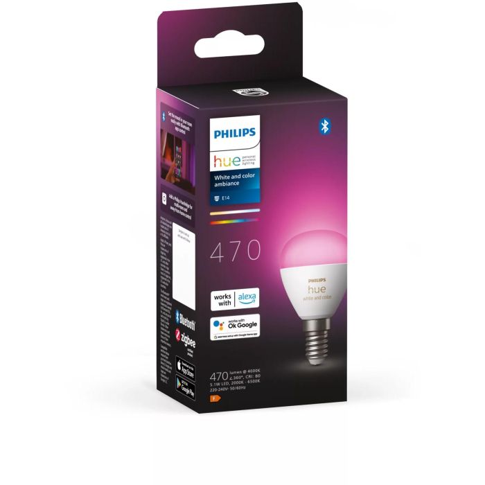 Philips Hue White & Color Ambiance E14 Luster Tropf Einzeplack 470lm 2 Philips Hue White & Color Ambiance E14 Luster Tropf Einzeplack 470lm 2