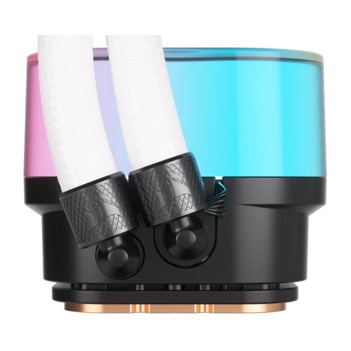 Corsair H100i iCUE LINK Refrigeración Líquida AIO 240mm Blanco RGB 7 Corsair H100i iCUE LINK Refrigeración Líquida AIO 240mm Blanco RGB 7