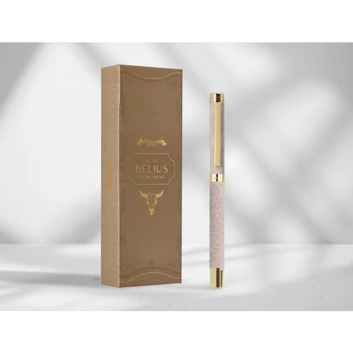 Belius Wild West Roller de Aluminio Beige Tinta Negra Punta 0.7mm con Diseño de Botas Vaqueras 4