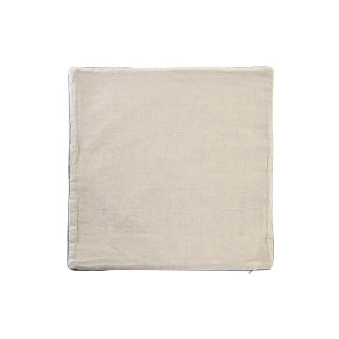 DKD Home Decor Funda de Cojín Tradicional de Polyester Azul con Cremallera 50 x 50 cm 2