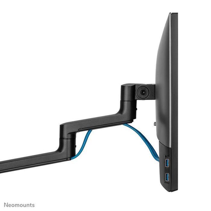Neomounts Soporte de Escritorio para Monitor/Pantalla, Opciones de Fijación: Abrazadera y Ojal 10
