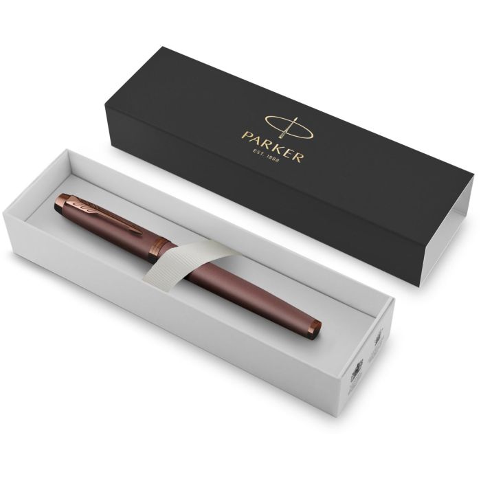 PARKER Füller IM Monochrome Burgundy PVD M Blau Geschenkbox 1 PARKER Füller IM Monochrome Burgundy PVD M Blau Geschenkbox 1