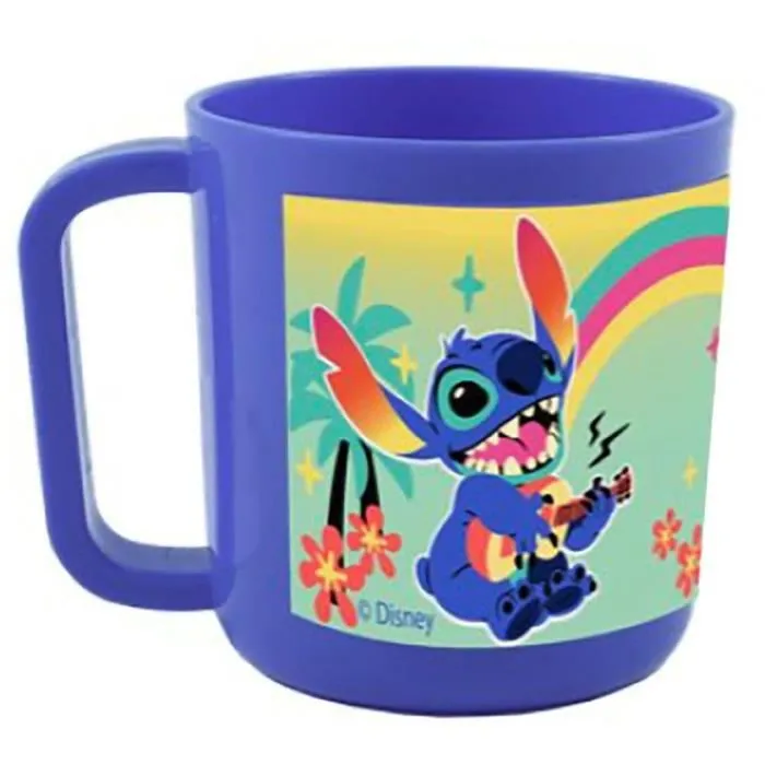 Fun House FUN3524550064758 Vajilla STITCH AND ANGEL con Vaso, Plato Ø22 cm y Ø16 cm, Cubiertos, Botella de Agua y Caja de Aperitivos 5