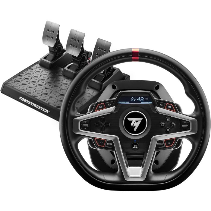 Thrustmaster Volante + Pedales T248 PS5/PS4/PC con Force Feedback, Pantalla LCD y Pedalier Magnético 4160783 0 Thrustmaster Volante + Pedales T248 PS5/PS4/PC con Force Feedback, Pantalla LCD y Pedalier Magnético 4160783 0