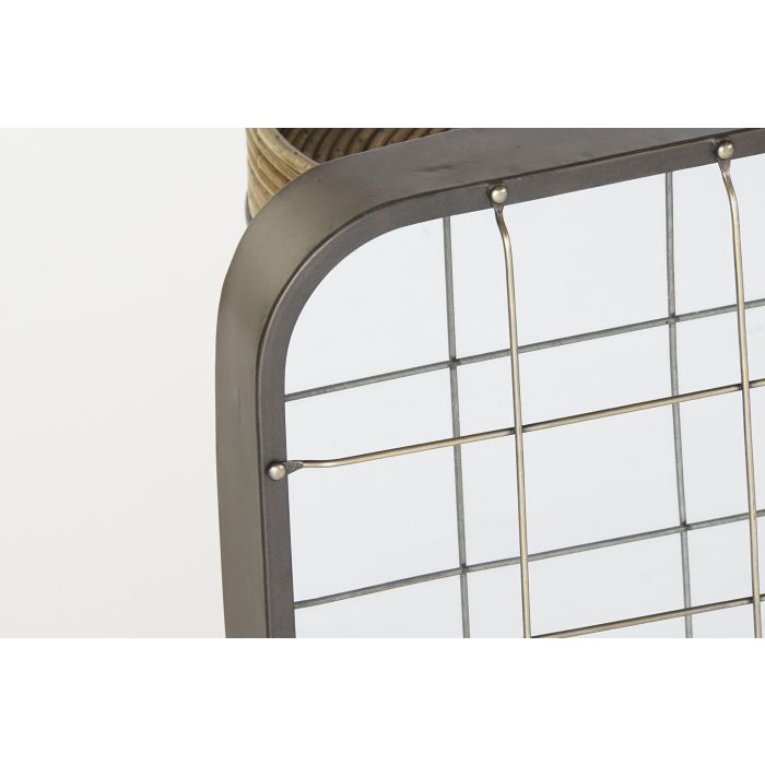 Espejo de pared DKD Home Decor Negro Dorado 45,5 x 7,5 x 55 cm Vintage 1