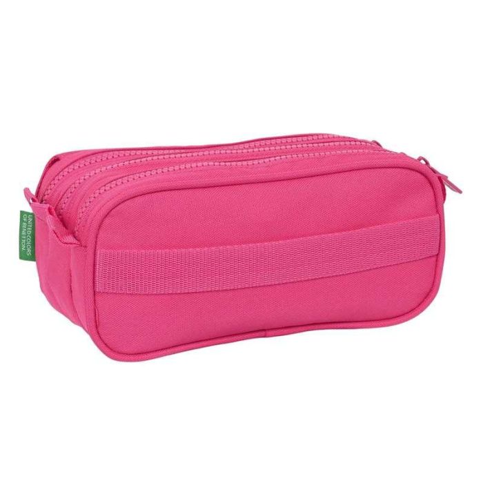 Portatodo Triple Benetton Raspberry 21,5 x 10 x 8 cm Fucsia 1