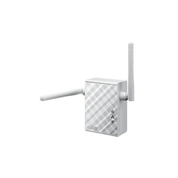Asus Repetidor WiFi RP-N12 300Mbps, Extensor de Red Inalámbrico con 2 Antenas MIMO Externas, Cobertura Ampliada para el Hogar 1