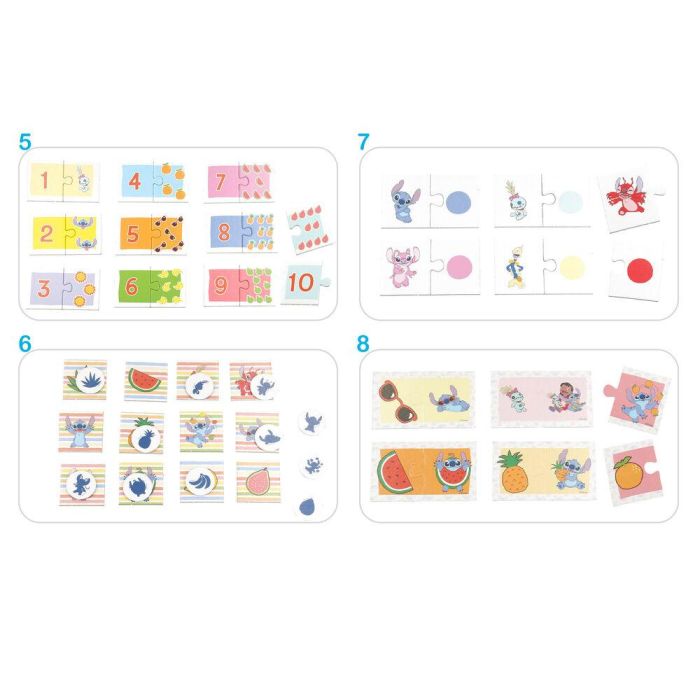 Juego educativo 10 en 1 Stitch Disney 3