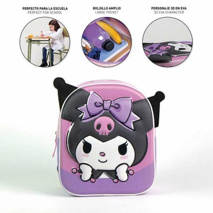 Mochila infantil 3D hello kitty kuromi 2.2 x 2.8 x 1.0 cm 1