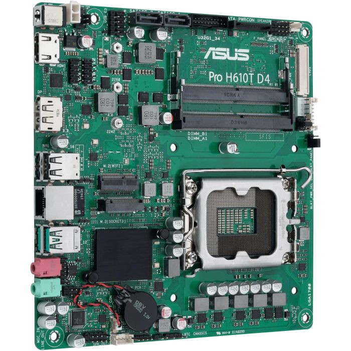 ASUS PRO H610T CSM Placa Base mITX D4 LGA 1700 DDR4 para Intel H610 1 ASUS PRO H610T CSM Placa Base mITX D4 LGA 1700 DDR4 para Intel H610 1