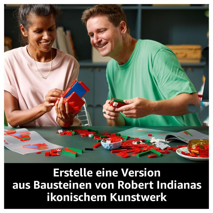 LEGO 31214 Art LOVE Set de Construcción para Adultos - Decoración y Regalo para Parejas LEGO 31214 Art LOVE Set de Construcción para Adultos - Decoración y Regalo para Parejas