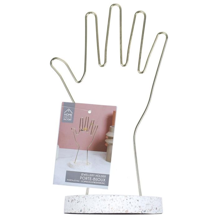 Home Deco Factory Porta Joyas Mano Colección Pour Elle Metal 0 Home Deco Factory Porta Joyas Mano Colección Pour Elle Metal 0