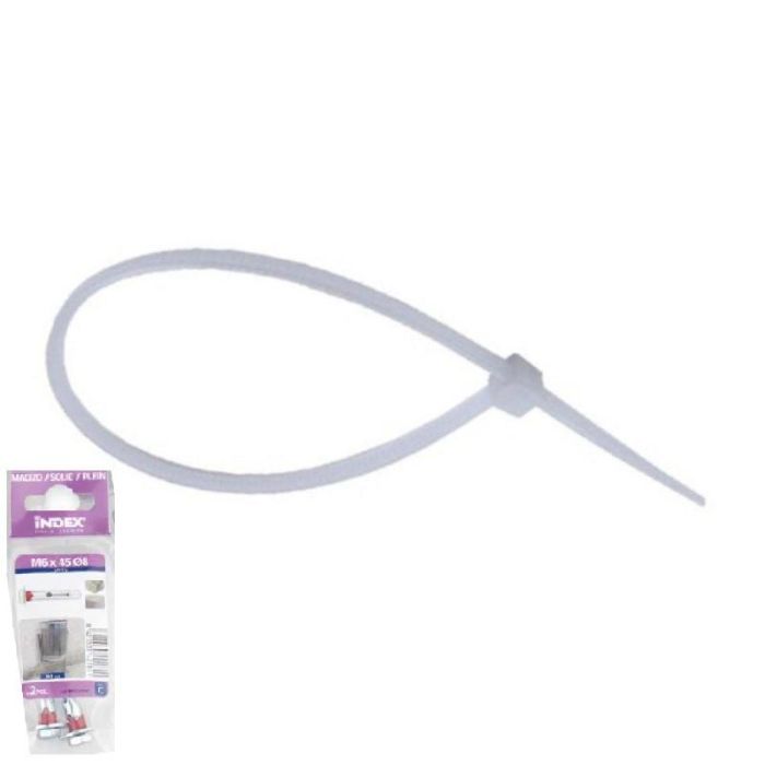Brida Nylon Natural Index Blister 20Unds Med.Brida 2.5-100Mm Index Brida Nylon Natural Index Blister 20Unds Med.Brida 2.5-100Mm Index