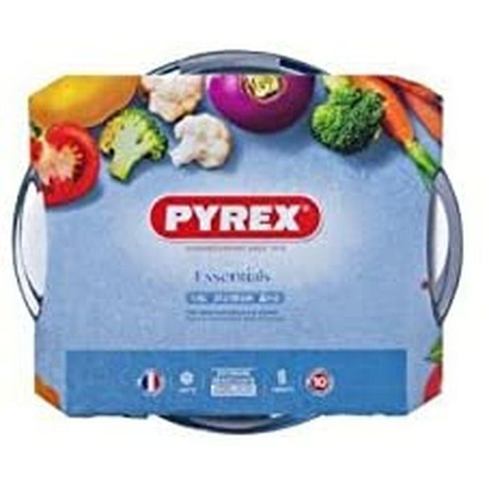 Cacerola Con Tapa Pyrex 1,4 L Blanco Transparente 3 Cacerola Con Tapa Pyrex 1,4 L Blanco Transparente 3