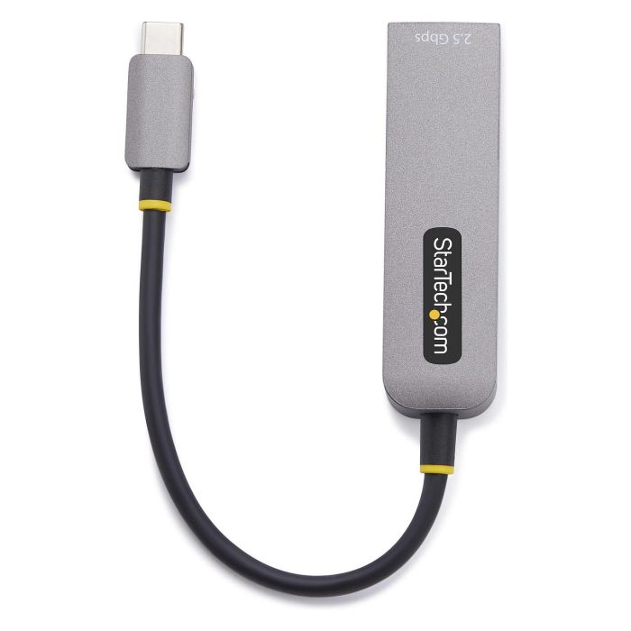 StarTech Adaptador USB TYPE-C a Ethernet 2.5GbE con Carga PD 100W, Convertidor USB-C a RJ45 para Redes Alámbricas, Compatible con Thunderbolt 7