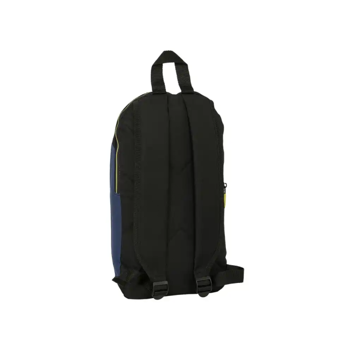 Safta Mochila Mini Munich Track Color Negro con Cremallera Vertical 390x220x100 mm 1