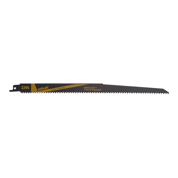 Wolfcraft 2296000 Hojas de Sierra de Sable CV, para Madera Blanda y Plástico, Cortes Rápidos y Finos, 300 mm, Pack de 2 0 Wolfcraft 2296000 Hojas de Sierra de Sable CV, para Madera Blanda y Plástico, Cortes Rápidos y Finos, 300 mm, Pack de 2 0