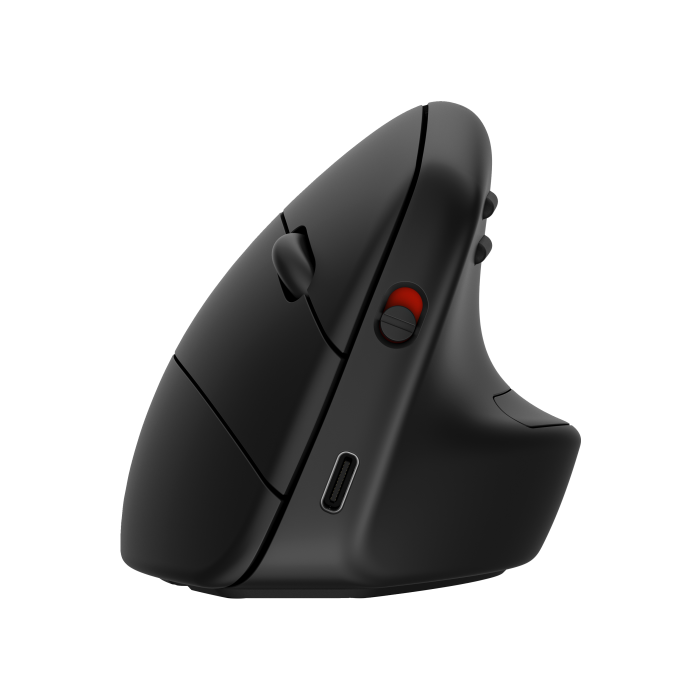 HP Ratón Inalámbrico Ergonómico Vertical 920 6H1A4AA, Negro, 5 Botones, 4000 DPI, USB Type-C 3