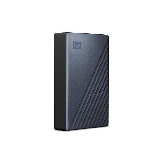 Western Digital My Passport Ultra Disco Duro Externo Portátil 4TB USB-C USB 3.0 con Cifrado AES 256-bit para Windows Azul Negro 1