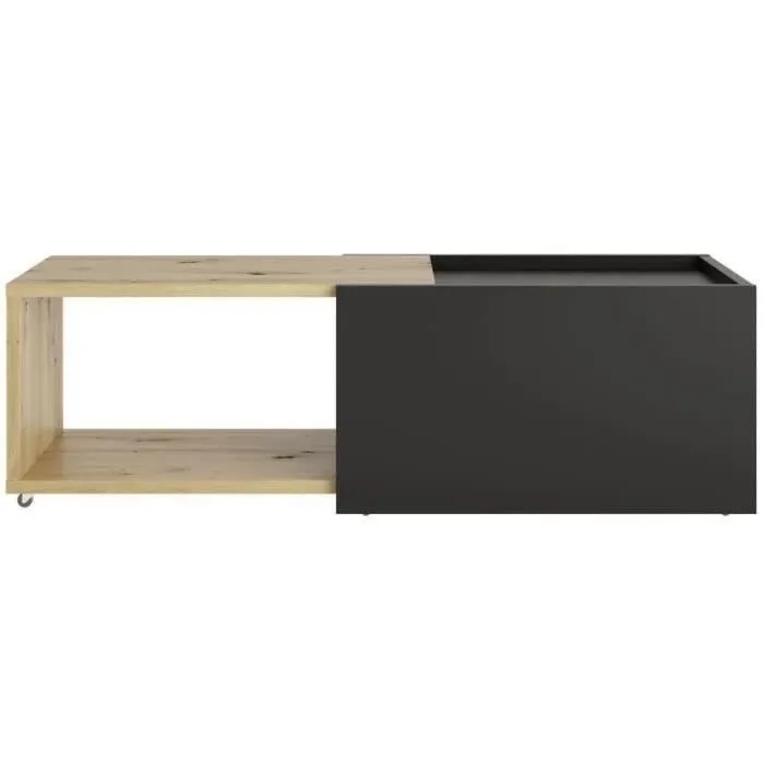 Mesa de centro corredera SLIDE L74,5 x H38,5 x P49,5 cm - Fabricada en Alemania - FMD4029494125972 0 Mesa de centro corredera SLIDE L74,5 x H38,5 x P49,5 cm - Fabricada en Alemania - FMD4029494125972 0