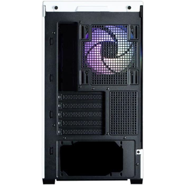 Caja PC Mini Tower sin fuente de alimentación - ZALMAN P30 BW (Negro/Blanco) - Micro ATX/Mini-ITX - 3x120mm A-RGB - USB-C/3.0/HD Audio 4